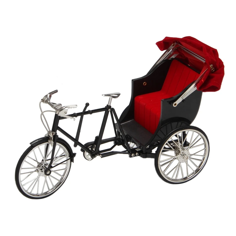 1:10 Old Shanghai Alloy Three-Wheel Diecast Rickshaw Bicycle Model Toy Simulation Retro Metal Rickshaw Giftsbirthday 
1:10 Old Shanghai Alloy Three-Wheel Diecast Rickshaw Bicycle Model Toy Simulation Retro Metal Rickshaw Giftsbirthday