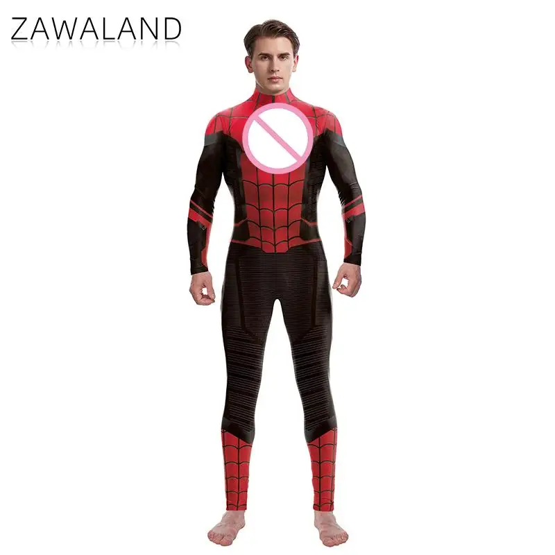 Zawaland Zentai Spider Printed Costume for Adult Men Superhero Costume Uniform Spandex Zentai Bodysuit Spider Jumpsuit Catsuit
Zawaland Zentai Spider Printed Costume for Adult Men Superhero Costume Uniform Spandex Zentai Bodysuit Spider Jumpsuit Catsuit