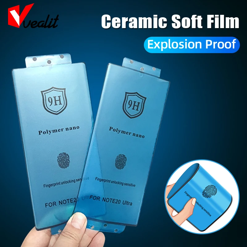 2-1pcs HD Ceramic Soft Film for Samsung Galxy S22 S21 S20 S10 S9 S8 Ultra Screen Protector for Samsung Note 20 10 9 Plus Film
2-1pcs HD Ceramic Soft Film for Samsung Galxy S22 S21 S20 S10 S9 S8 Ultra Screen Protector for Samsung Note 20 10 9 Plus Film