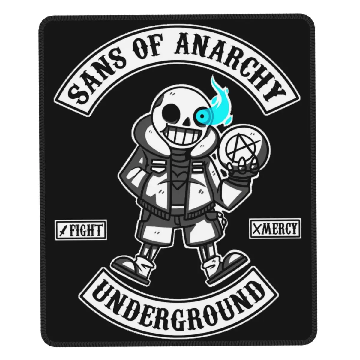 Sans Of Anarchy Laptop Mouse Pads Soft Mousepad with Stitched Edges Non-Slip Rubber Game Undertale Mouse Mat for Gaming
Sans Of Anarchy Laptop Mouse Pads Soft Mousepad with Stitched Edges Non-Slip Rubber Game Undertale Mouse Mat for Gaming
