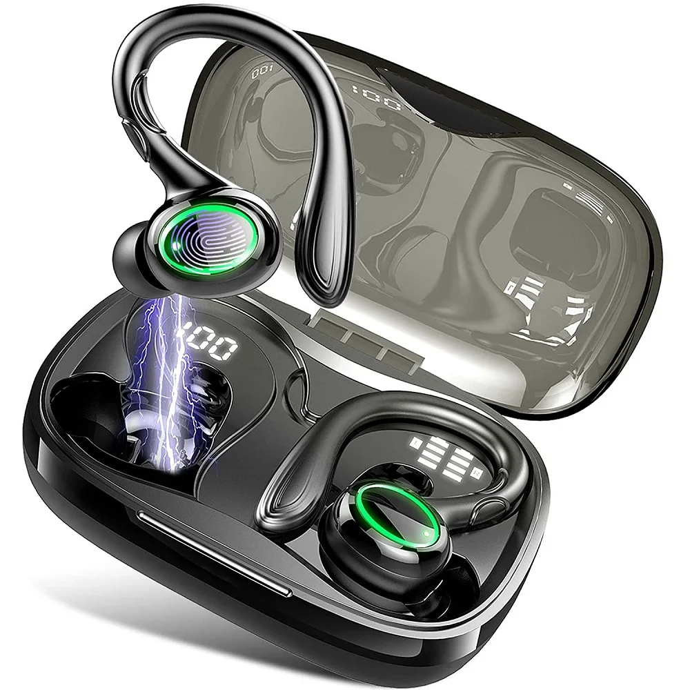 TWS-наушники Bluetooth со светодиодным дисплеем и зарядным футляром, беспроводные наушники, спортивные наушники с сенсорным управлением, беспроводная гарнитура с микрофоном
TWS-наушники Bluetooth со светодиодным дисплеем и зарядным футляром, беспроводные наушники, спортивные наушники с сенсорным управлением, беспроводная гарнитура с микрофоном