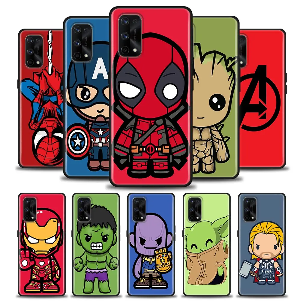 For Realme 6pro Case For Realme 5 5i 5s 6i 6 7 7i 8 8i 9 9i 5g Pro Black Cases Soft TPU Cover The Avengers Deadpool Groot Marvel
For Realme 6pro Case For Realme 5 5i 5s 6i 6 7 7i 8 8i 9 9i 5g Pro Black Cases Soft TPU Cover The Avengers Deadpool Groot Marvel
