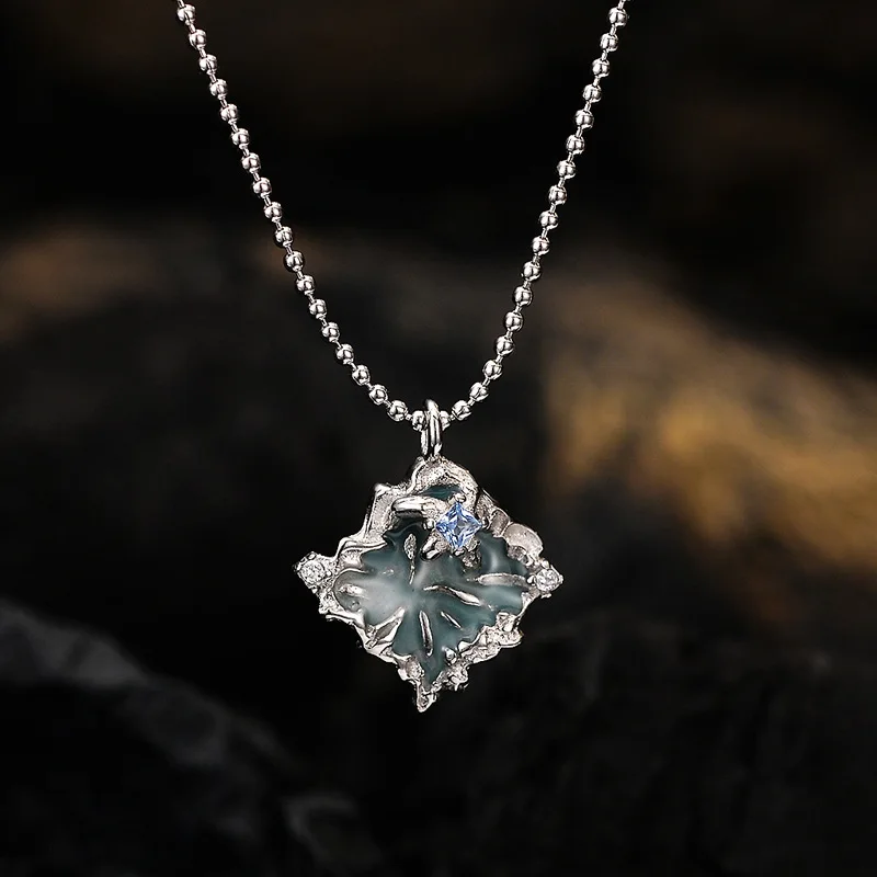 Youth of Vigor Solid 925 Silver Iconic Blue Enamel CZ Accent Irregular Pendant Necklace Y1S2N1053
Youth of Vigor Solid 925 Silver Iconic Blue Enamel CZ Accent Irregular Pendant Necklace Y1S2N1053