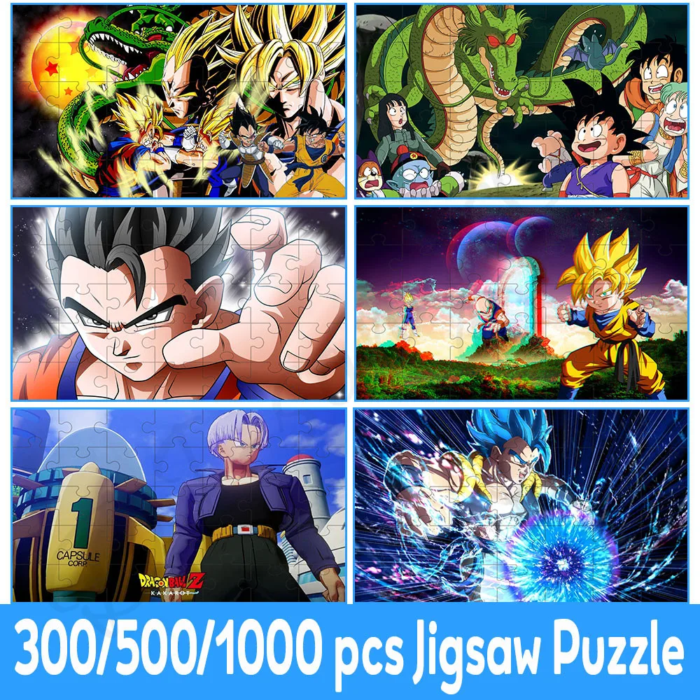 Dragon Ball Jigsaw Puzzle for Kids All Cartoon Characters Paper Puzzle Goku Japanese Animation Cartoon Picture Decompression Toy
Dragon Ball Jigsaw Puzzle for Kids All Cartoon Characters Paper Puzzle Goku Japanese Animation Cartoon Picture Decompression Toy