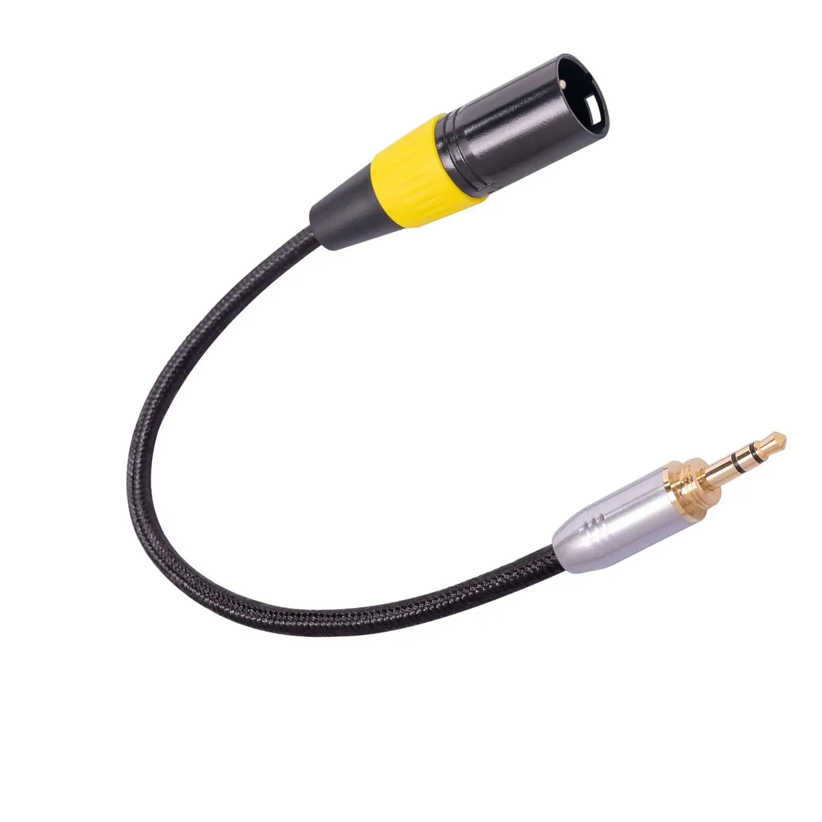 Stereo Jack Plug Audio Line Converter Microphone Cord Adapter XLR Male 3 Pin for Headphones
Stereo Jack Plug Audio Line Converter Microphone Cord Adapter XLR Male 3 Pin for Headphones