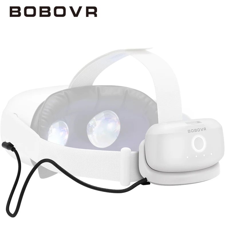 BOBOVR B2 Dock 5200mAh Battery Pack for Oculus Quest2/Quest Pro for PICO4 VR Enhanced 3 hrs Playtime Compatible with Elite Strap
BOBOVR B2 Dock 5200mAh Battery Pack for Oculus Quest2/Quest Pro for PICO4 VR Enhanced 3 hrs Playtime Compatible with Elite Strap