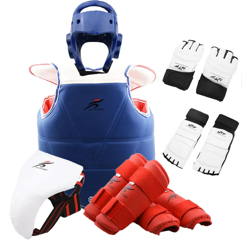 Taekwondo Gloves Karate Body Protect Gear Adult Child Jockstrap Arm Shin Chest Guard Helmet Training Set Equipment martial arts
Taekwondo Gloves Karate Body Protect Gear Adult Child Jockstrap Arm Shin Chest Guard Helmet Training Set Equipment martial arts
