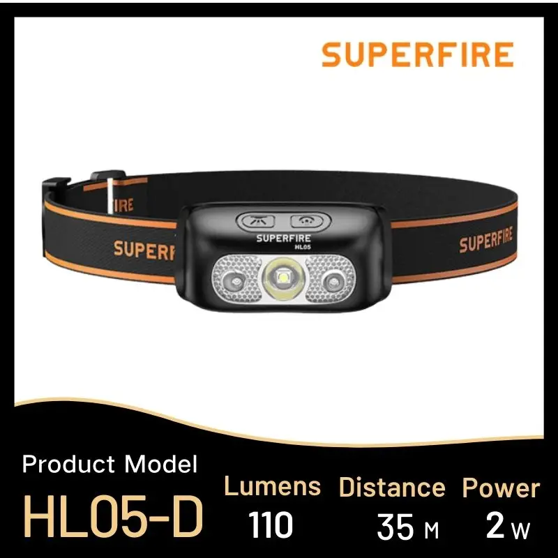 Supfire HL05-D 150 Lumens Rechargeable Powerful Headlamp 50g Night Fishing Long-range Outdoor Head-mounted Flashlight
Supfire HL05-D 150 Lumens Rechargeable Powerful Headlamp 50g Night Fishing Long-range Outdoor Head-mounted Flashlight