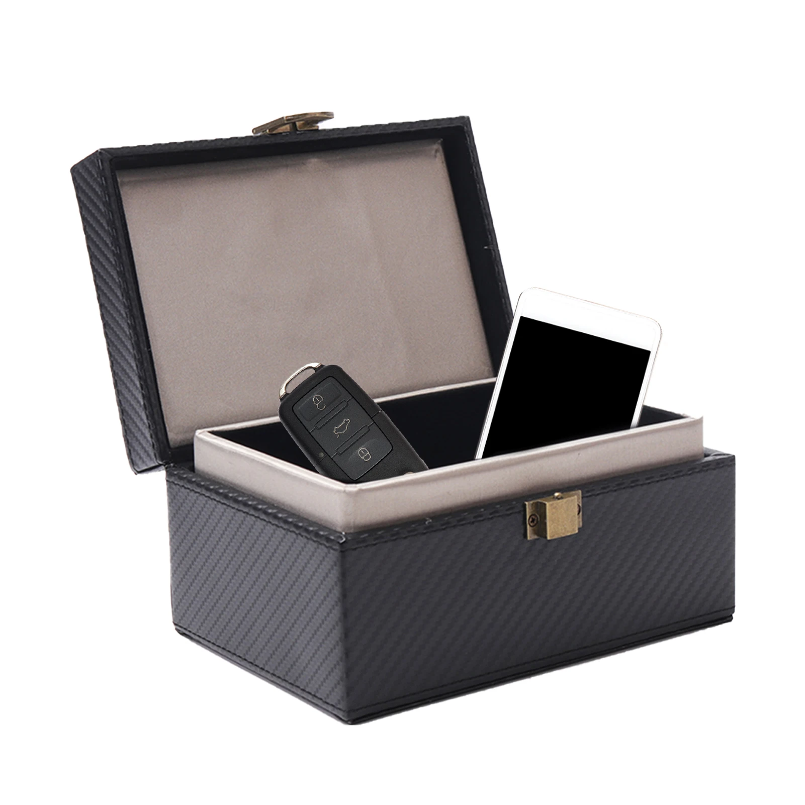 PU Leather FaradayCage for Car Keys| Anti-Theft Key Fob Protector FaradayBox Signal Blocking Cages Keyless Car Storage Box
PU Leather FaradayCage for Car Keys| Anti-Theft Key Fob Protector FaradayBox Signal Blocking Cages Keyless Car Storage Box