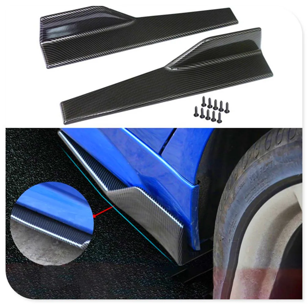 Автомобильные широкоугольные боковые разветвители Sideskirts крылья крыльев 45 см