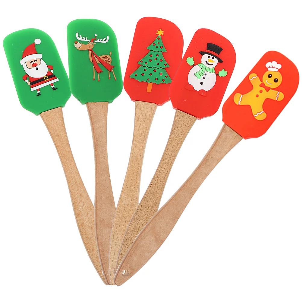 5 Pcs Cream Spatula Silicone Baking Pans Daily Tools Pancakes Wood Convenient Reusable Butter Dog accessories
5 Pcs Cream Spatula Silicone Baking Pans Daily Tools Pancakes Wood Convenient Reusable Butter Dog accessories