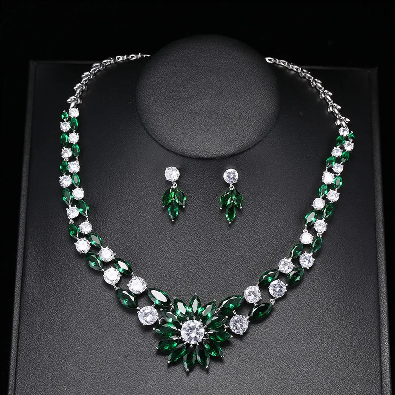 RAKOL Luxury AAA Cubic Zirconia Earrings Necklace For Women 2022 Trendy Jewelry Sets Bridal Dress Accessories Holiday Gifts
RAKOL Luxury AAA Cubic Zirconia Earrings Necklace For Women 2022 Trendy Jewelry Sets Bridal Dress Accessories Holiday Gifts