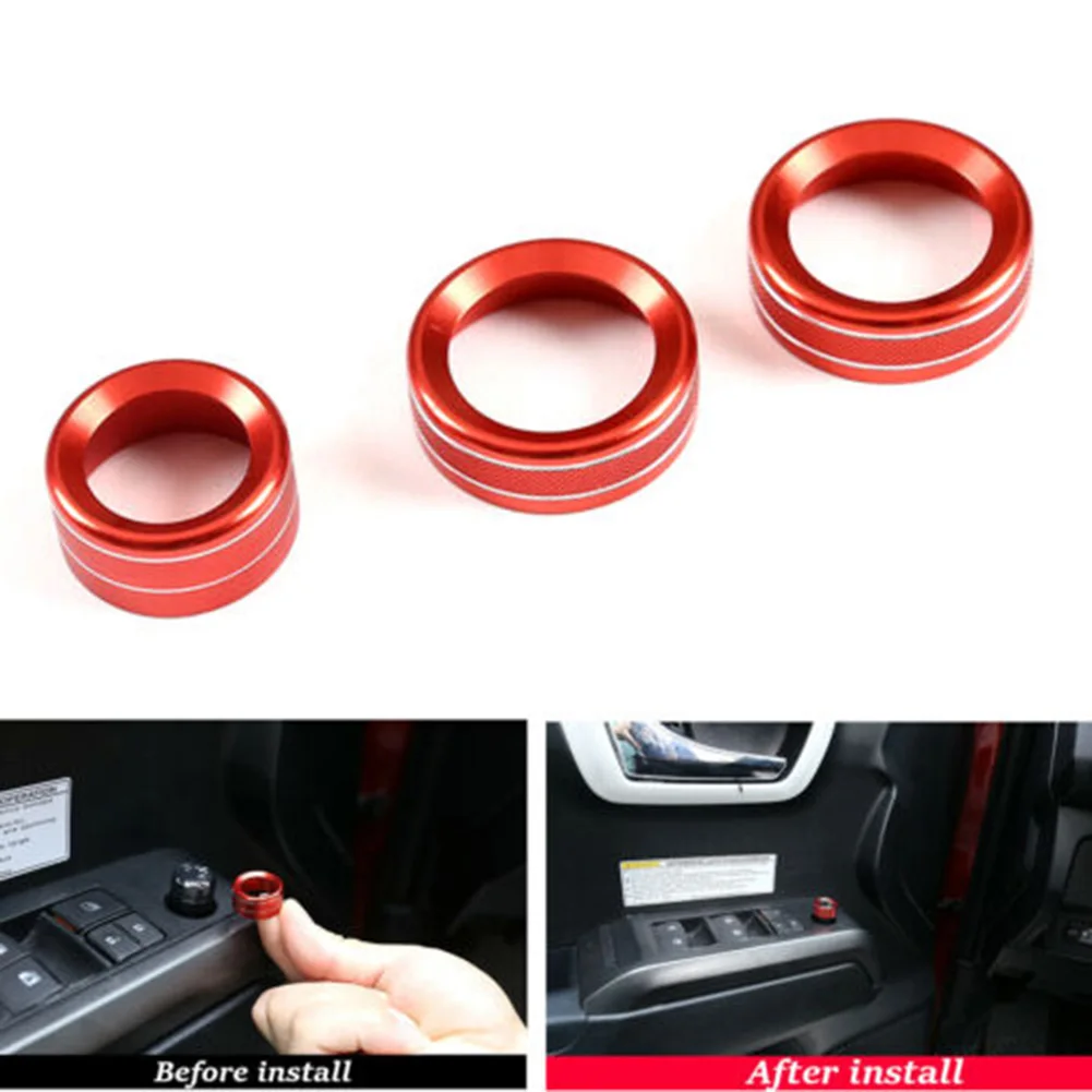 Ring Cover Volume Knob Volume Adjust Knob Cover 3pcs Alloy Cap Interior Moulding Protector Brand New High Quality
Ring Cover Volume Knob Volume Adjust Knob Cover 3pcs Alloy Cap Interior Moulding Protector Brand New High Quality