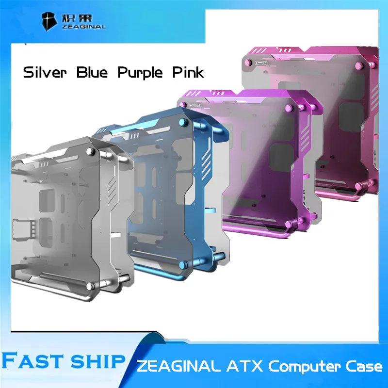 ZEAGINAL ATX Full Aluminum Computer Case Gaming Gamer DIY Cabinet,For PC Water Cooling kit system,Blueberry Vanity ZC-01
ZEAGINAL ATX Full Aluminum Computer Case Gaming Gamer DIY Cabinet,For PC Water Cooling kit system,Blueberry Vanity ZC-01