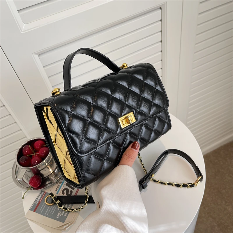 Korean Small PU Leather Shoulder Bag 2022 In Trendy Branded Women's Designer Handbag Luxury Quilted Crossbody Bags Kawaii Totes
Korean Small PU Leather Shoulder Bag 2022 In Trendy Branded Women's Designer Handbag Luxury Quilted Crossbody Bags Kawaii Totes