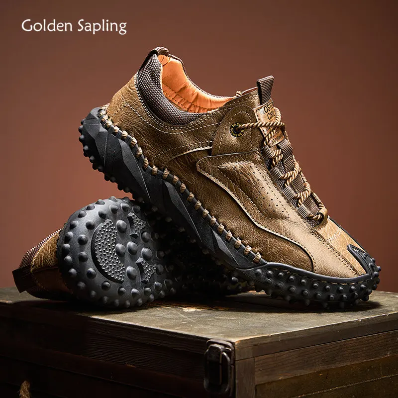Golden Sapling Outdoor Shoes Men Retro Leather Boot Classics Western Footwear Fashion Men's Boots Comfortable Casual Botte Homme
Golden Sapling Outdoor Shoes Men Retro Leather Boot Classics Western Footwear Fashion Men's Boots Comfortable Casual Botte Homme