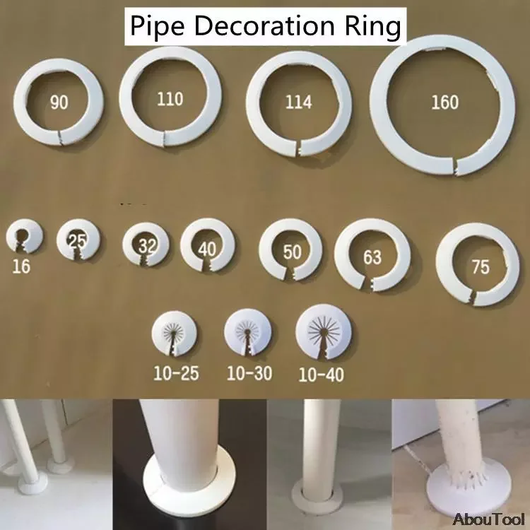 1PCS Pipe Cover Decoration PVC Pipe Decoration Ring Sewer White Pipe Air Conditioning Pipe Cover Home Pipe Collar Accessories
1PCS Pipe Cover Decoration PVC Pipe Decoration Ring Sewer White Pipe Air Conditioning Pipe Cover Home Pipe Collar Accessories