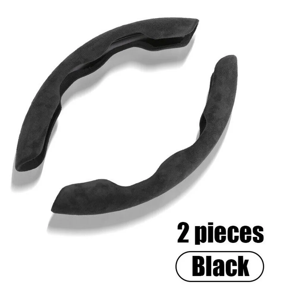 2 PCS Car Steering Wheel Cover Black Universal Car Steering Wheel Booster Cover Non-Slip Plush Accessories
2 PCS Car Steering Wheel Cover Black Universal Car Steering Wheel Booster Cover Non-Slip Plush Accessories