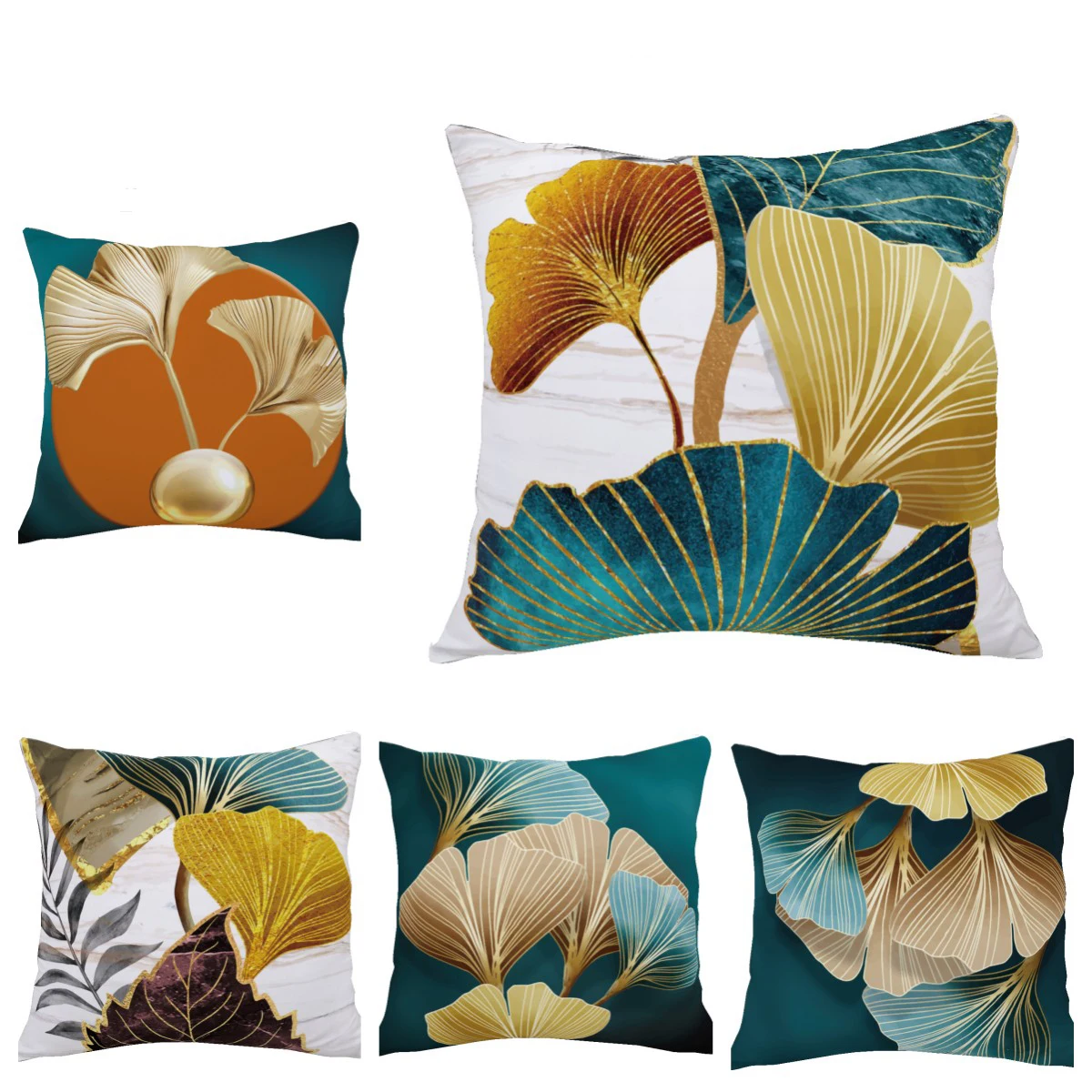 45x45cm Ginkgo Biloba Peach Skin Velvet Cushion Cover Waist Pillow Case Black Golden Leaves Living Room Chair Sofa Home Decor 
45x45cm Ginkgo Biloba Peach Skin Velvet Cushion Cover Waist Pillow Case Black Golden Leaves Living Room Chair Sofa Home Decor