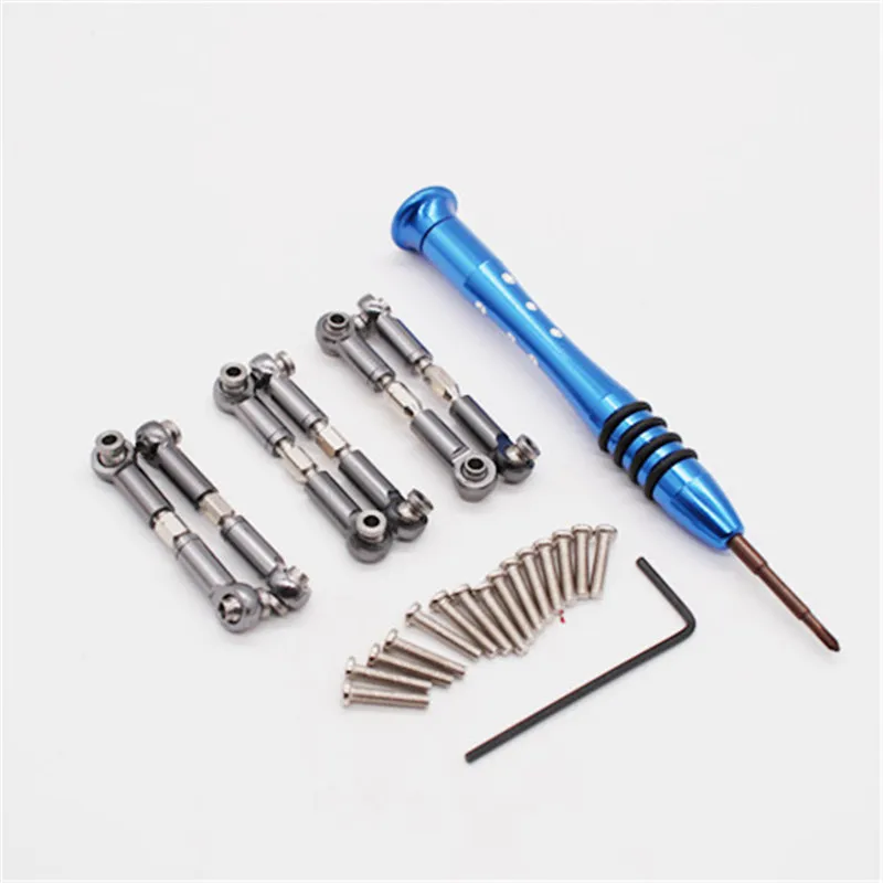 6Pcs Adjustable for Wltoys A949 A959 A969 A979 K929 Upgrade Parts Metal Linkages Pull Rod Servo Link A959-03
6Pcs Adjustable for Wltoys A949 A959 A969 A979 K929 Upgrade Parts Metal Linkages Pull Rod Servo Link A959-03