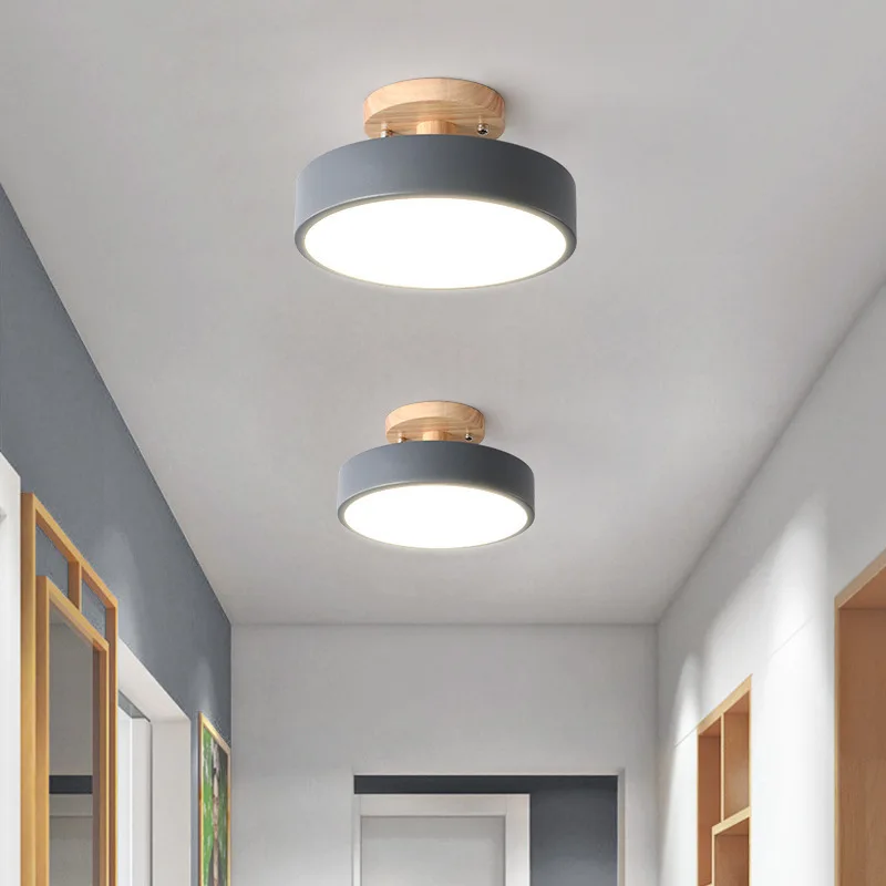 

Modern Minimalist Corridor Ceiling Light Bedroom Study LED Ceiling Light Creative Porch Light Villa Restaurant Hotel Lighting