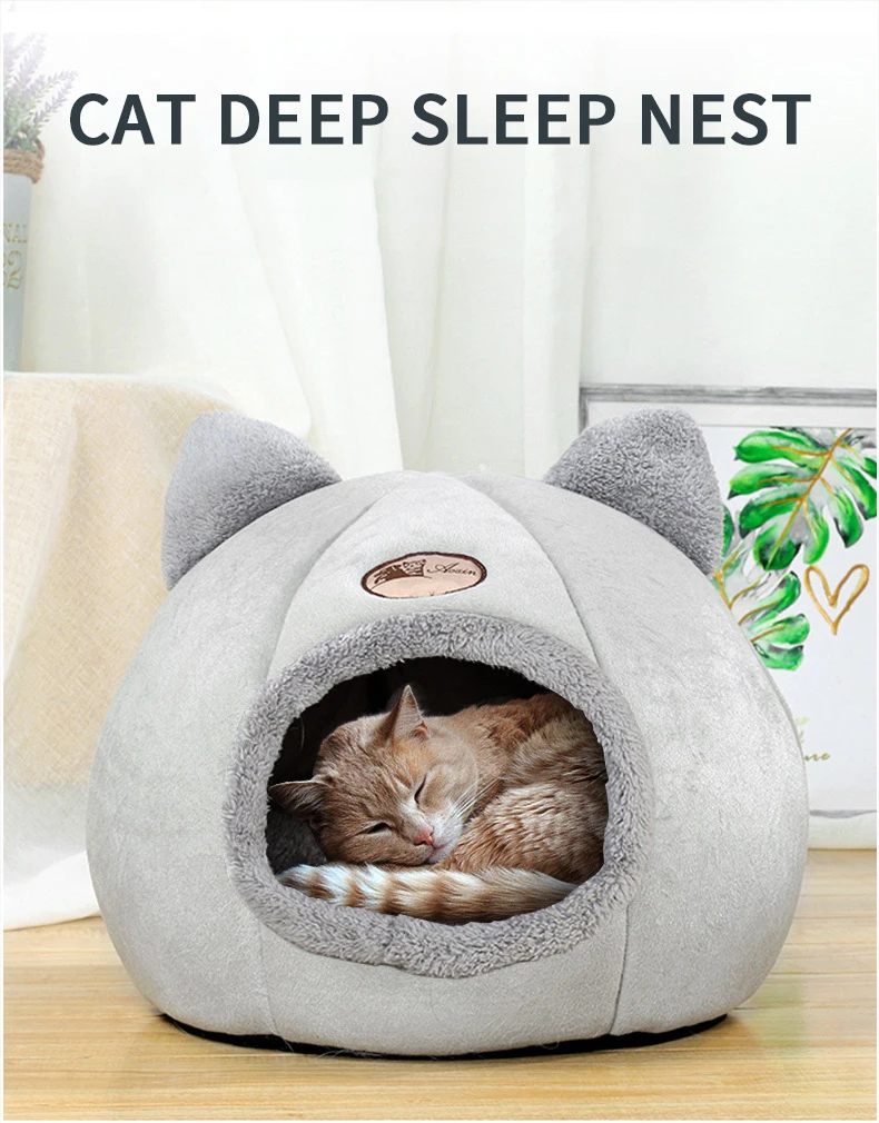 Cat Nest Fully Enclosed Cat Home Winter Warm And Cold-proof Pet House For Deep Sleep Bed Large Stray Cat Litter Pet Cage Pet Bed
Cat Nest Fully Enclosed Cat Home Winter Warm And Cold-proof Pet House For Deep Sleep Bed Large Stray Cat Litter Pet Cage Pet Bed