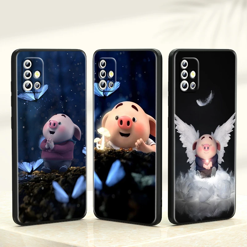 Cute Pig Cartoon for Samsung Galaxy A52 A72 A71 A51 A42 A32 A22 5G A01 Core A02S Soft Black Phone Coque Fundas
Cute Pig Cartoon for Samsung Galaxy A52 A72 A71 A51 A42 A32 A22 5G A01 Core A02S Soft Black Phone Coque Fundas
