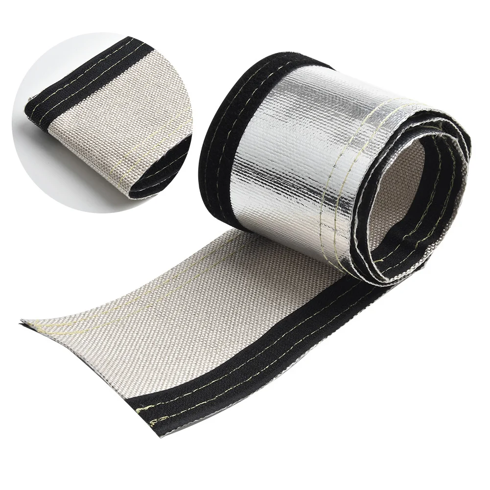 Metallic Heat Shield Sleeve Insulated Wire Hose Cover Wrap Loom Tube 2Ft X 4.2" Up To 2000 Degrees Radiation High Quality
Metallic Heat Shield Sleeve Insulated Wire Hose Cover Wrap Loom Tube 2Ft X 4.2" Up To 2000 Degrees Radiation High Quality