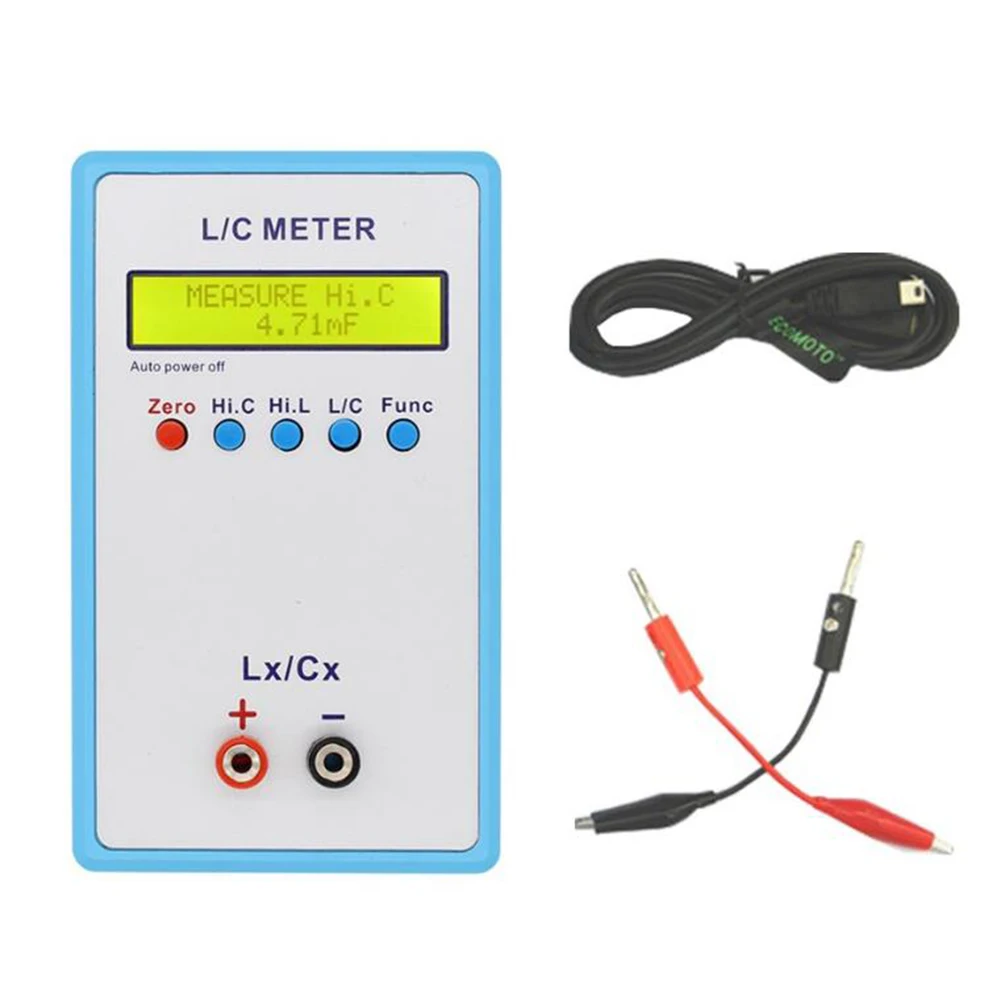 LC200A Handheld L/C Capacitor Meter Capacitor Capacity Meter Inductance Capacitance Meter Digital Bridge LCR Table LCD Display
LC200A Handheld L/C Capacitor Meter Capacitor Capacity Meter Inductance Capacitance Meter Digital Bridge LCR Table LCD Display