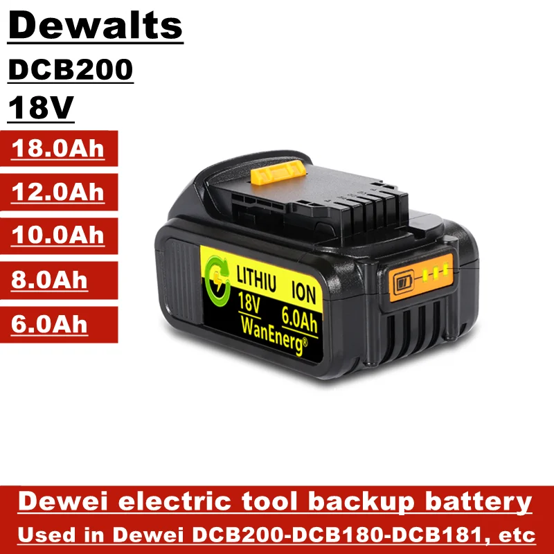 18V power tool battery,6.0ah,8.0ah,10.0ah,12.0ah,18.0ah,for dcb180,dcb181,dcb182, dcb201, dcb201-2, dcb200-2, dcb204-2, L50, etc
18V power tool battery,6.0ah,8.0ah,10.0ah,12.0ah,18.0ah,for dcb180,dcb181,dcb182, dcb201, dcb201-2, dcb200-2, dcb204-2, L50, etc