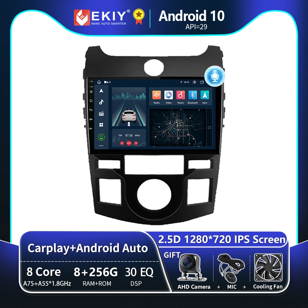 EKIY T8 8G 256G For KIA Forte Cerato 2008 - 2014 Car Radio Multimedia Video Player Navigation GPS Android Auto BT No 2 DIN DVD
EKIY T8 8G 256G For KIA Forte Cerato 2008 - 2014 Car Radio Multimedia Video Player Navigation GPS Android Auto BT No 2 DIN DVD