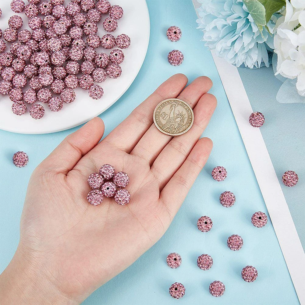 100PCS 10cm Bulk Beads Pave Disco Ball Beads Rhinestone Beads Jewelry Bracelets Necklaces Making DIY Projects Accessories
100PCS 10cm Bulk Beads Pave Disco Ball Beads Rhinestone Beads Jewelry Bracelets Necklaces Making DIY Projects Accessories