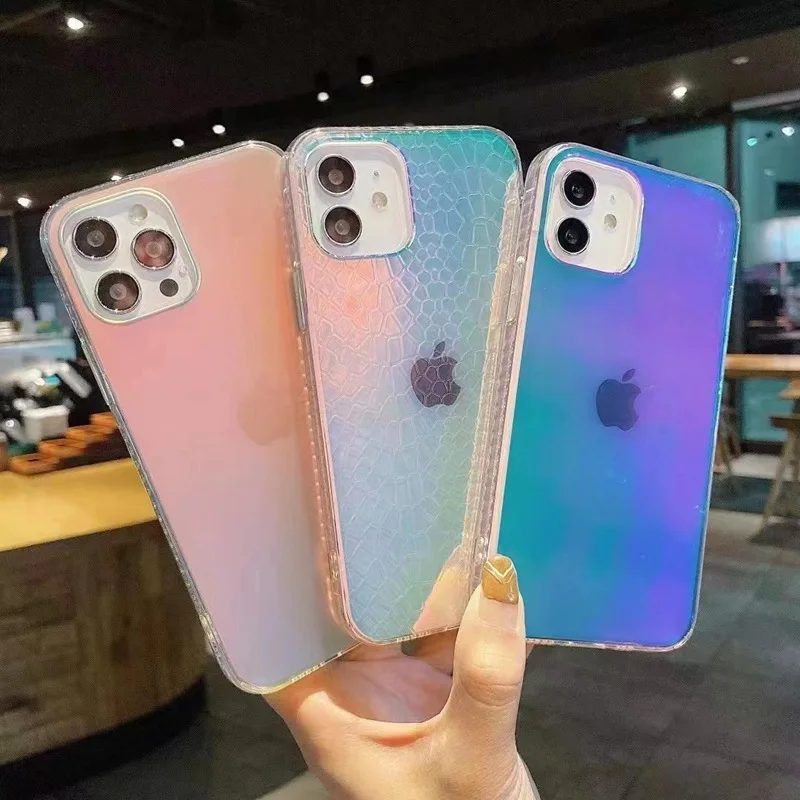 Luxury Frosted Transparent Laser Gradient Phone Case for iPhone 14 13 12 11 Pro Max X XS XR 7 8 Plus Shockproof Bumper Case
Luxury Frosted Transparent Laser Gradient Phone Case for iPhone 14 13 12 11 Pro Max X XS XR 7 8 Plus Shockproof Bumper Case