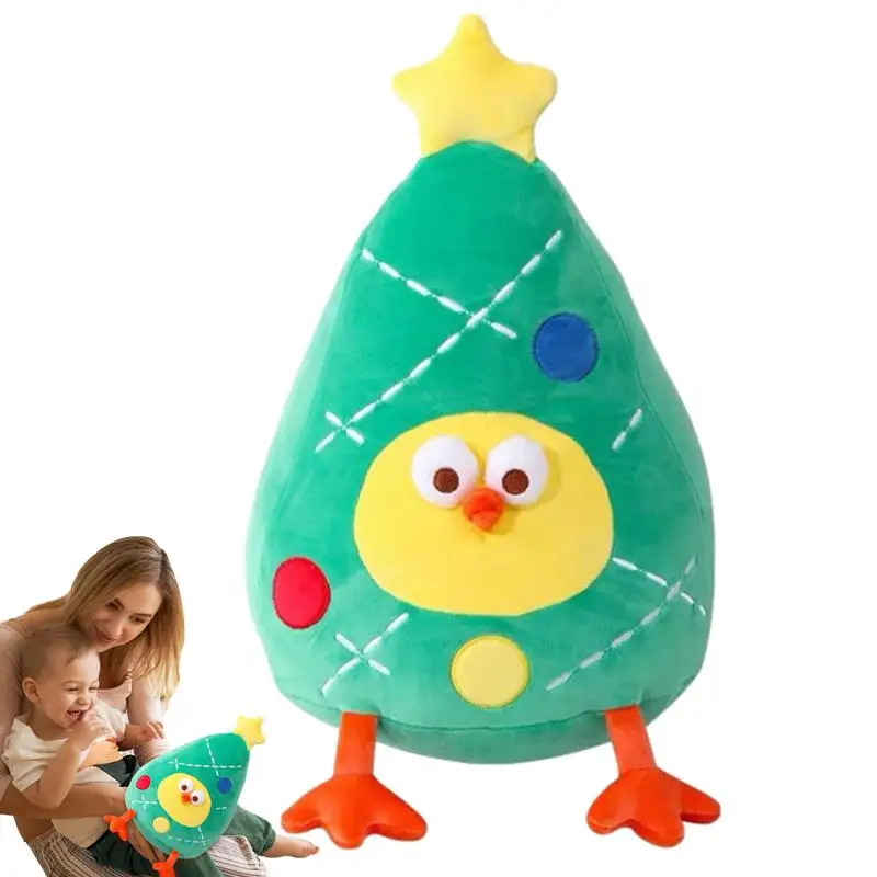 Мягкая плюшевая игрушка с курицей рождественская подушка мягкие рождественские