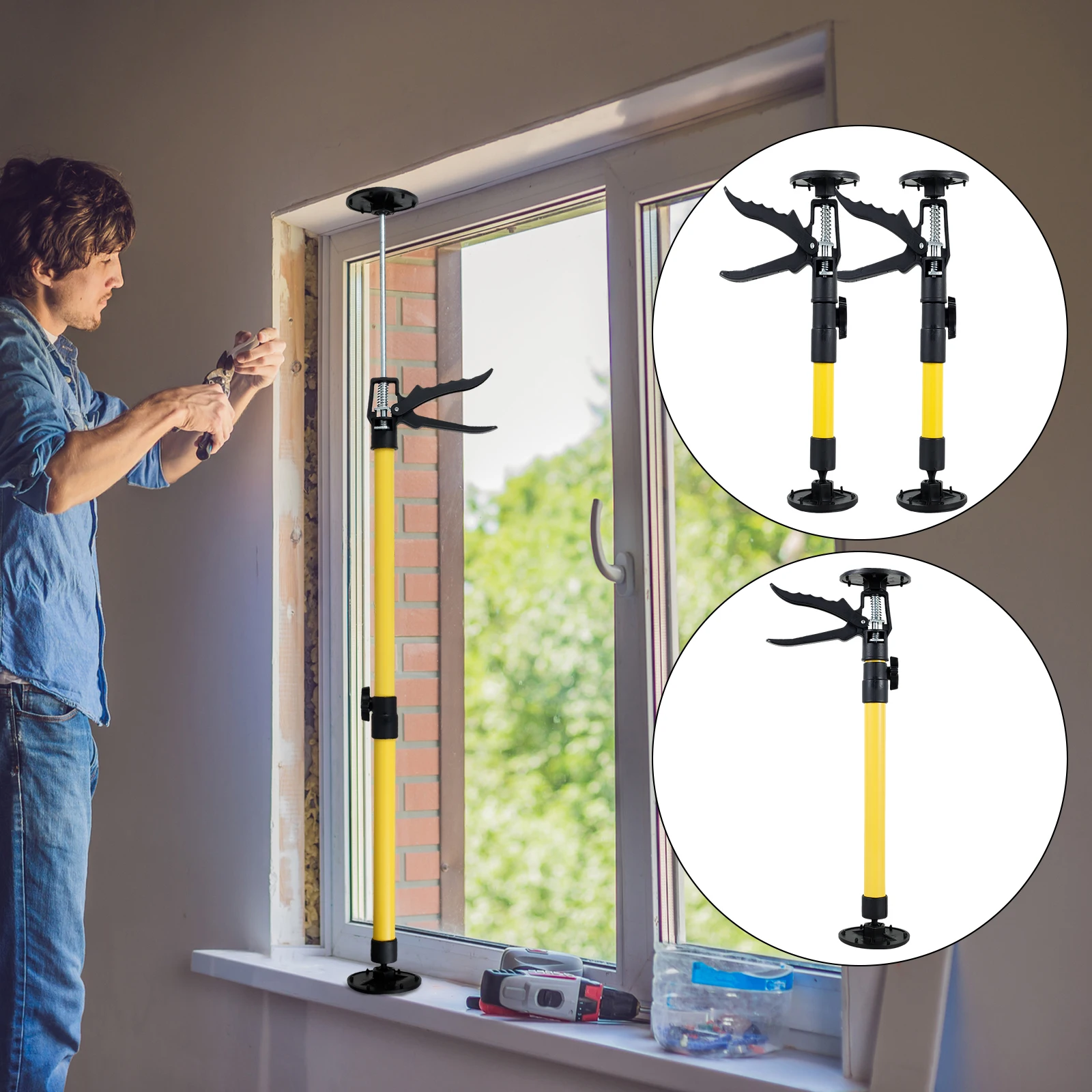 2 шт. Телескопический опорный стержень регулируемой длины 3-сторонняя опорная система сверхмощный Телескопический быстросъемный опорный стержень нескользящий третий
2 шт. Телескопический опорный стержень регулируемой длины 3-сторонняя опорная система сверхмощный Телескопический быстросъемный опорный стержень нескользящий третий