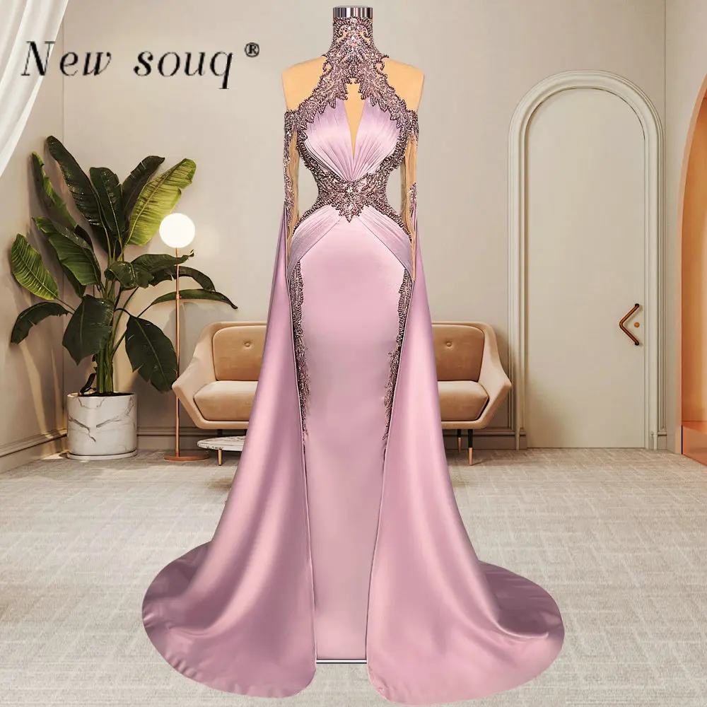 Dubai Arabic Sexy Cut Out Off Shoulder Long Sleeves Evening Dresses High Collar Special Occasions Female Dinner Party Gowns
Dubai Arabic Sexy Cut Out Off Shoulder Long Sleeves Evening Dresses High Collar Special Occasions Female Dinner Party Gowns