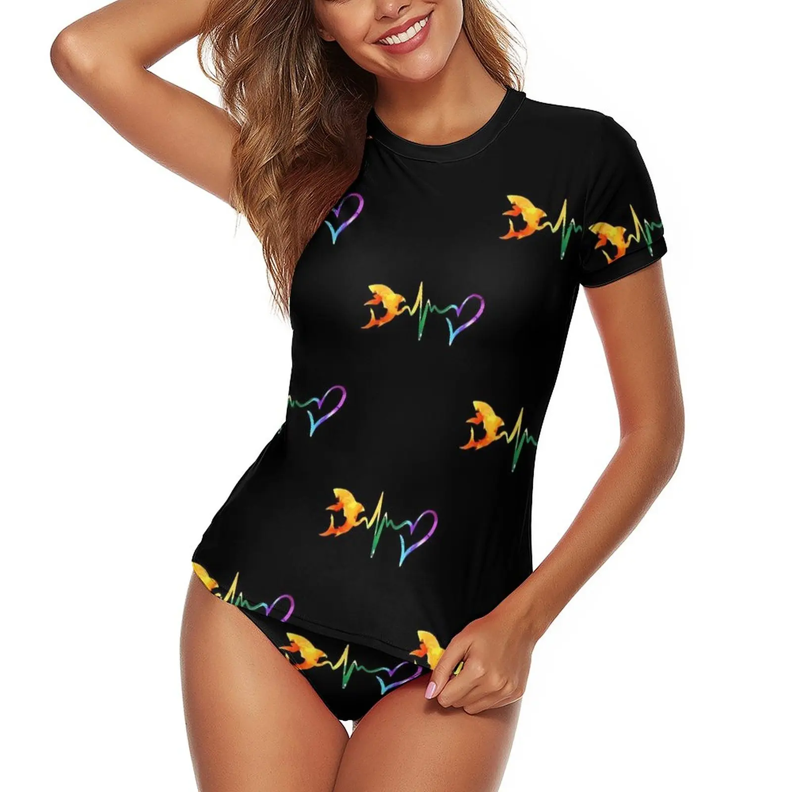 Shark Heartbeat Tankini Swimsuit Abstract Animal 2 Pieces Surfing Swimwear Ladies Beautiful Bathing Suits Graphic Beach Wear
Shark Heartbeat Tankini Swimsuit Abstract Animal 2 Pieces Surfing Swimwear Ladies Beautiful Bathing Suits Graphic Beach Wear