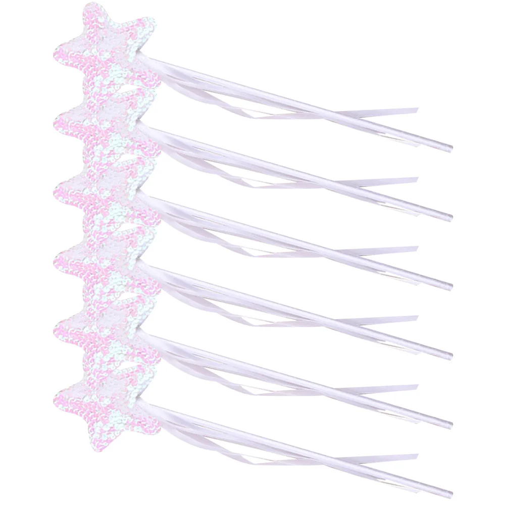 6 Pcs Angel Stick Sequin Wand Child Girls Princess Costume Star Wands Cloth Kids Performance Props
6 Pcs Angel Stick Sequin Wand Child Girls Princess Costume Star Wands Cloth Kids Performance Props
