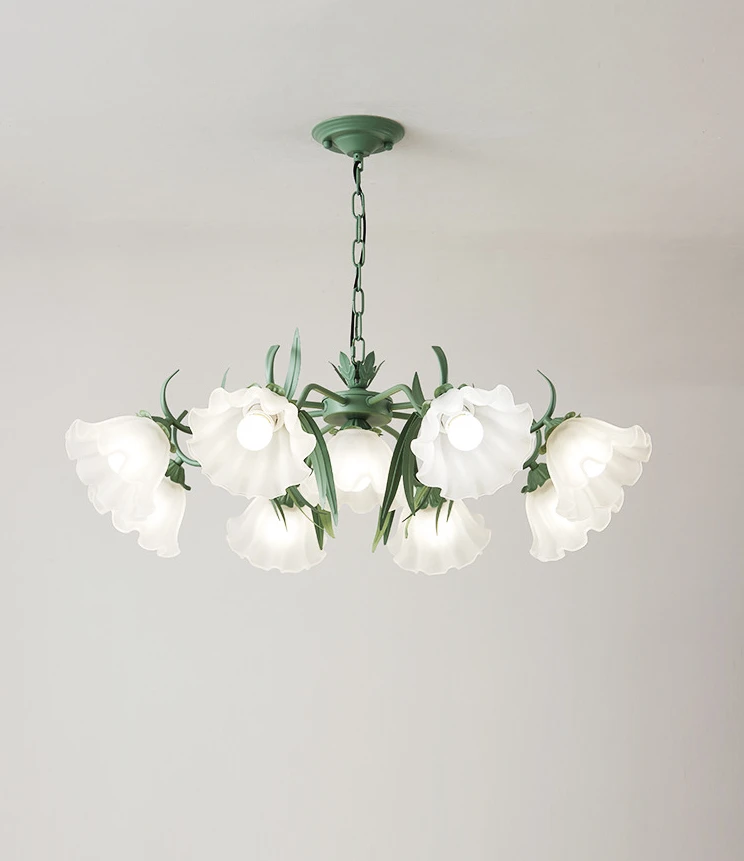 Idyllic and Retro Glass Flower Lamp Living Room American Linglan Creative Restaurant Chandelier
Idyllic and Retro Glass Flower Lamp Living Room American Linglan Creative Restaurant Chandelier