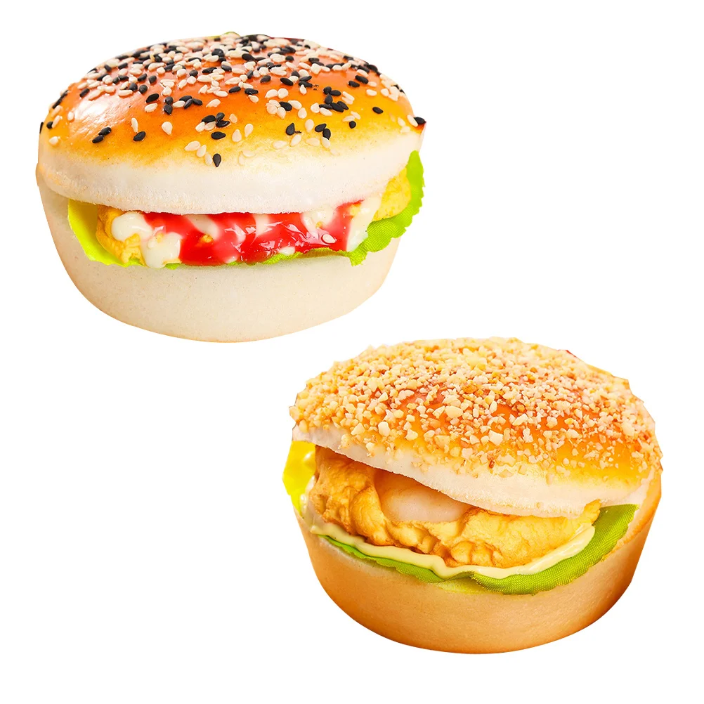 2Pcs Simulation Fake Burger Models Lovely Artificial Burger Models for Display
2Pcs Simulation Fake Burger Models Lovely Artificial Burger Models for Display