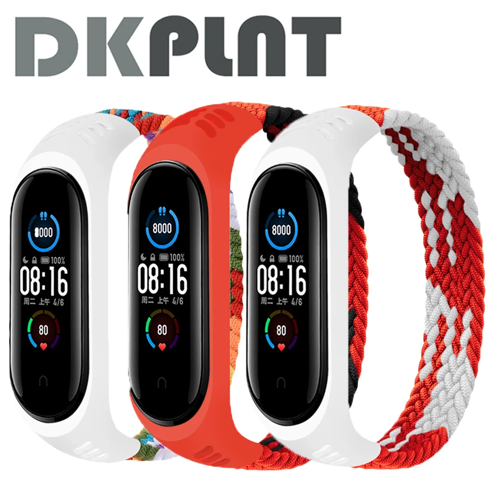 style Braided Loop Nylon Straps Watch band For Xiaomi MI Band 5 6 Fabric Elastic belt bracelet Wrist Strap For Amazfit Miband 4
style Braided Loop Nylon Straps Watch band For Xiaomi MI Band 5 6 Fabric Elastic belt bracelet Wrist Strap For Amazfit Miband 4