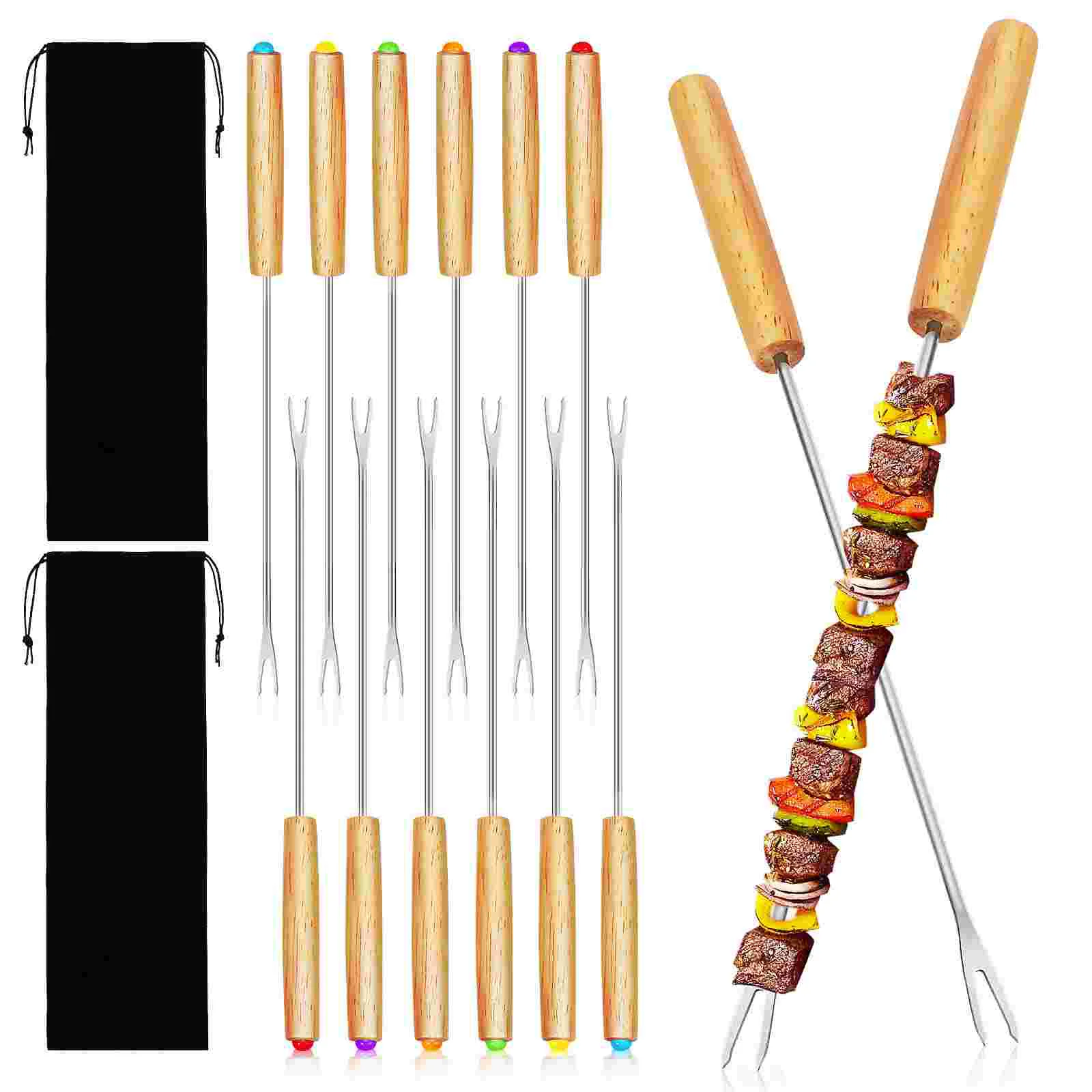 18 Pcs Fondue Sticks Grilling Forks Stainless Steel Fondue Forks Bbq Forks Kitchen Supplies
18 Pcs Fondue Sticks Grilling Forks Stainless Steel Fondue Forks Bbq Forks Kitchen Supplies