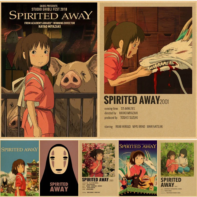 Miyazaki Hayao Spirited Away Wall posters affiche murale Wall posters pictures house anime Wall posters art print painting
Miyazaki Hayao Spirited Away Wall posters affiche murale Wall posters pictures house anime Wall posters art print painting
