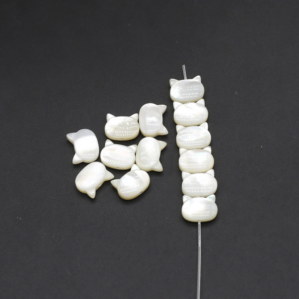 4pcs Natural Shell Cat Shape Vertical Hole Bead Charms for DIY Necklace Bracelets Women Girls Jewelry Accessories Daily Gifts
4pcs Natural Shell Cat Shape Vertical Hole Bead Charms for DIY Necklace Bracelets Women Girls Jewelry Accessories Daily Gifts