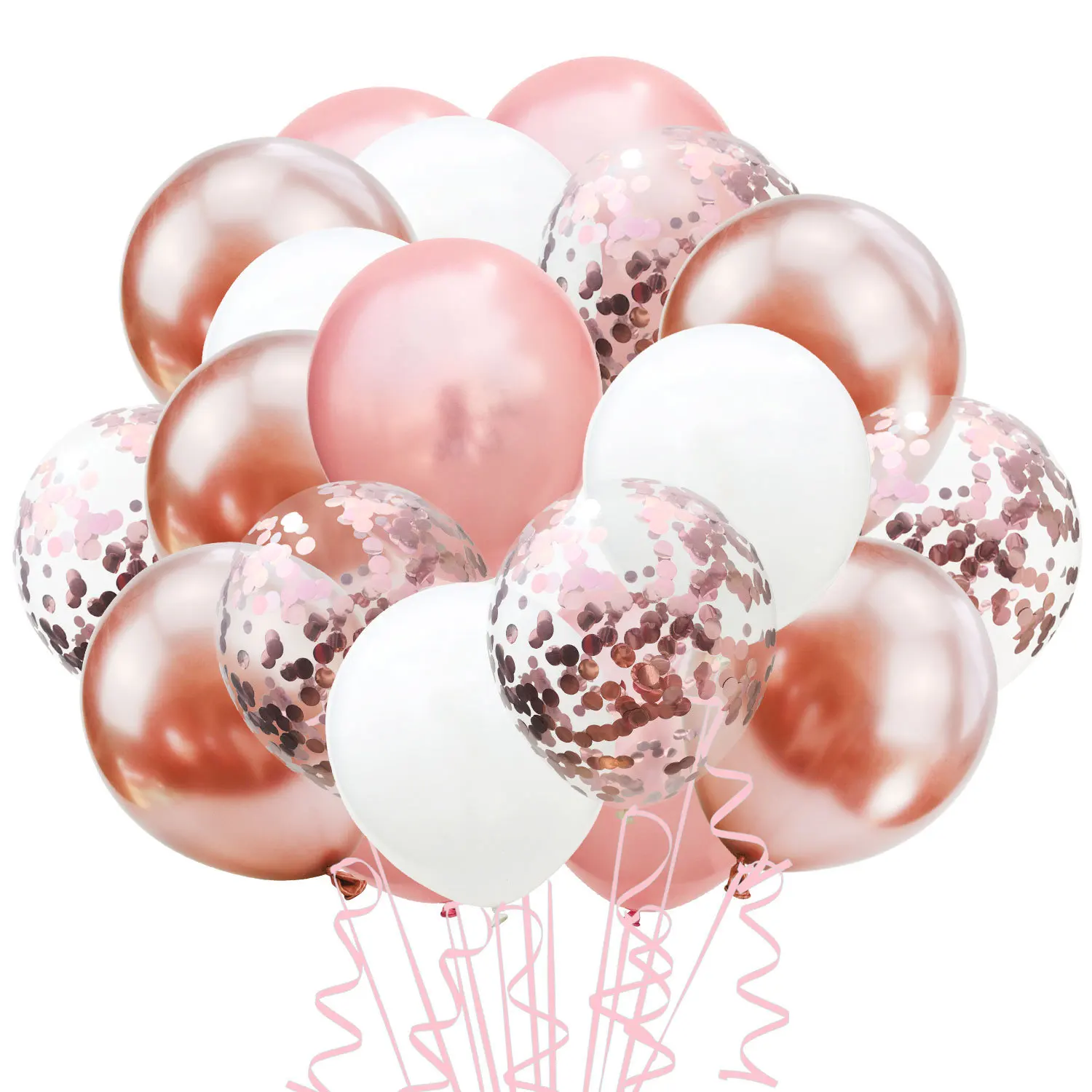

60 шт./лот блестящие латексные воздушные шары с конфетти романтическое свадебное украшение для будущей матери день рождения вечеринка Декор...