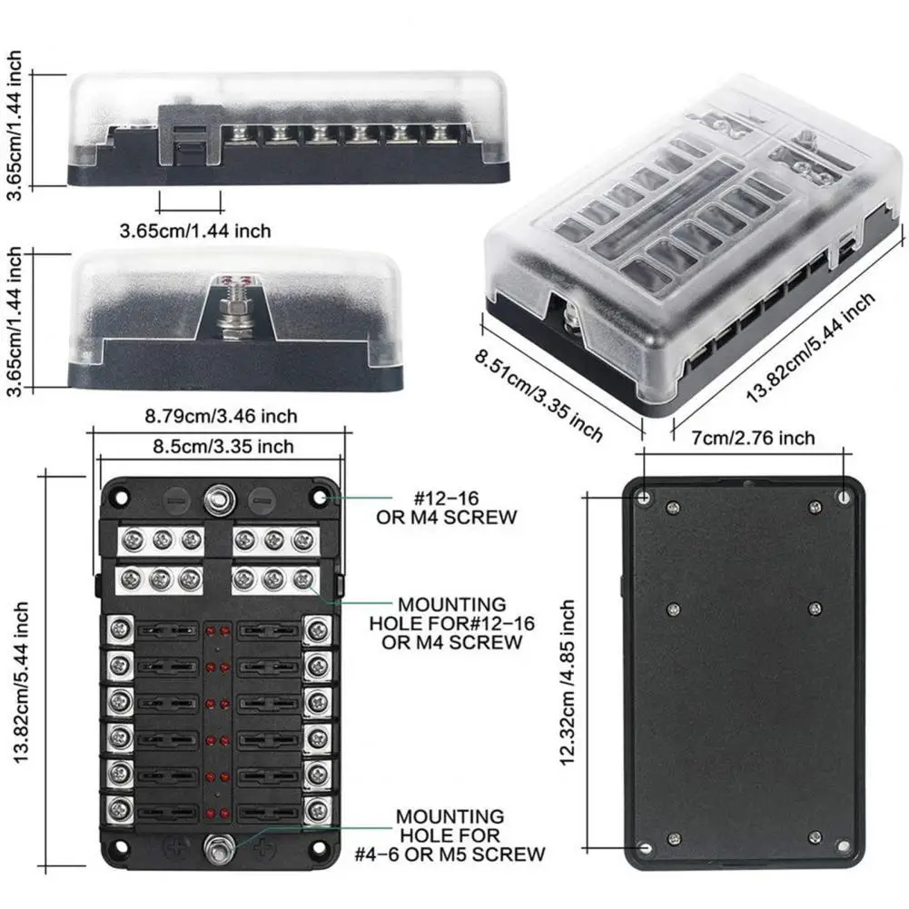 Practical Fuse Box Block Sturdy Energy-saving Universal High Performance Car Fuse Box Car Fuse Box DIY Sticker
Practical Fuse Box Block Sturdy Energy-saving Universal High Performance Car Fuse Box Car Fuse Box DIY Sticker