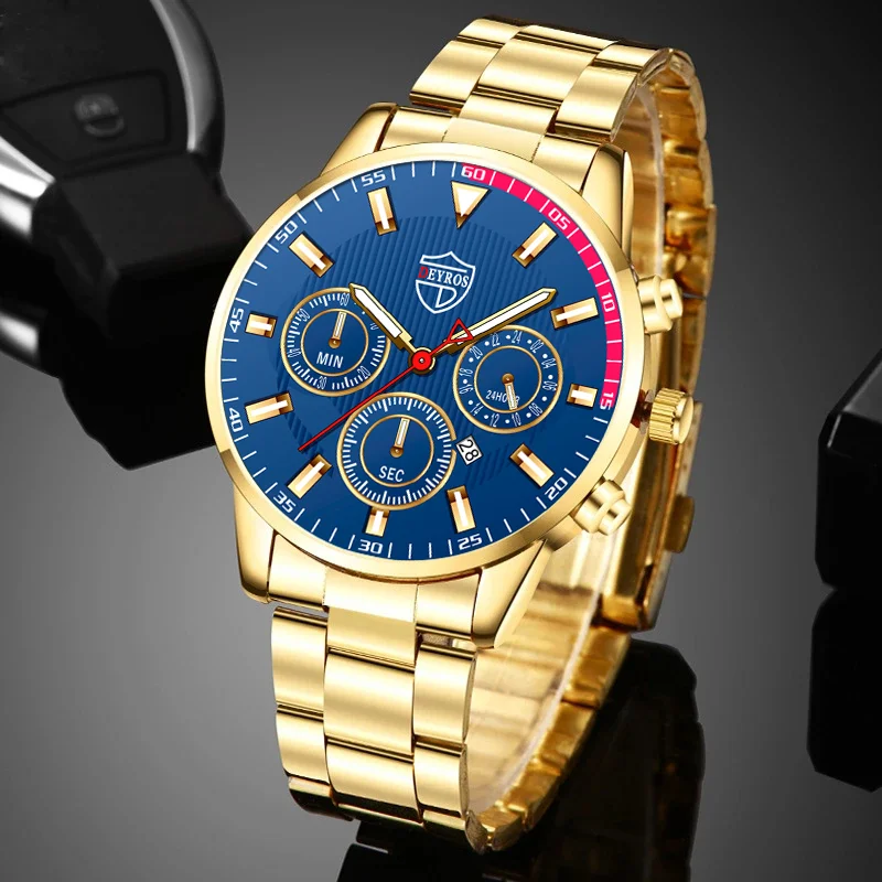 Luxury Brand Men's Watches Men Business Stainless Steel Quartz Watch Calendar Date Luminous Clock Man Leather Watches
Luxury Brand Men's Watches Men Business Stainless Steel Quartz Watch Calendar Date Luminous Clock Man Leather Watches