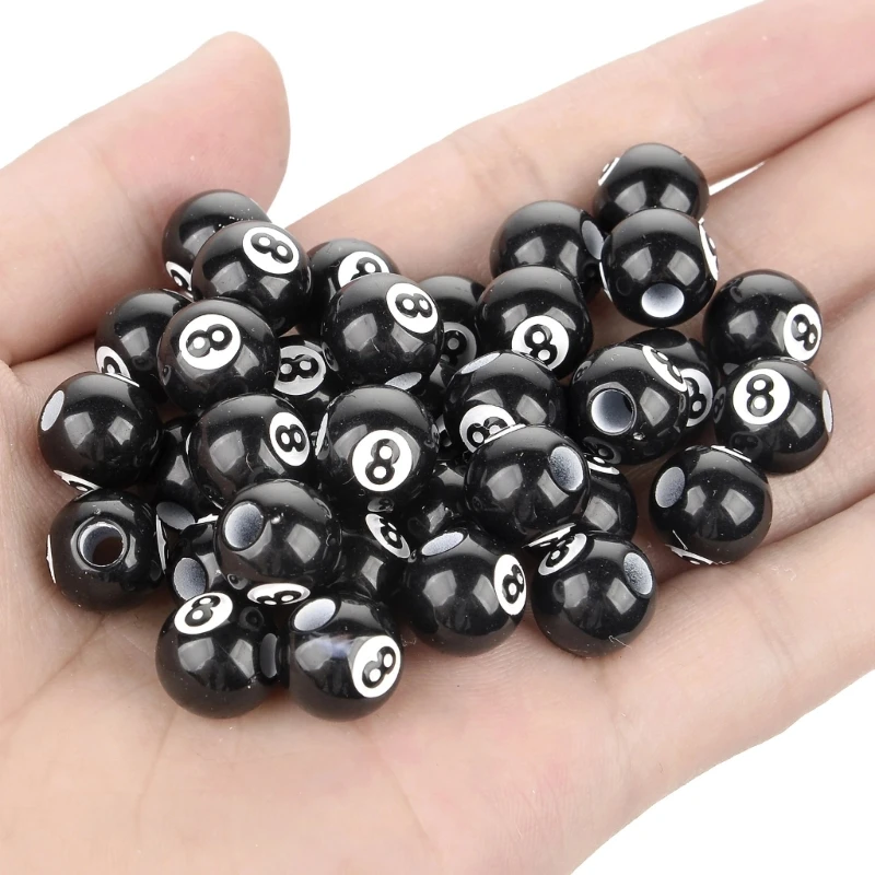 50/100Pcs Black Ball-Spacer Beads DIY-Charm Smooth for Bracelet Jewelry Making 3.5mm Loose Number 8 
50/100Pcs Black Ball-Spacer Beads DIY-Charm Smooth for Bracelet Jewelry Making 3.5mm Loose Number 8