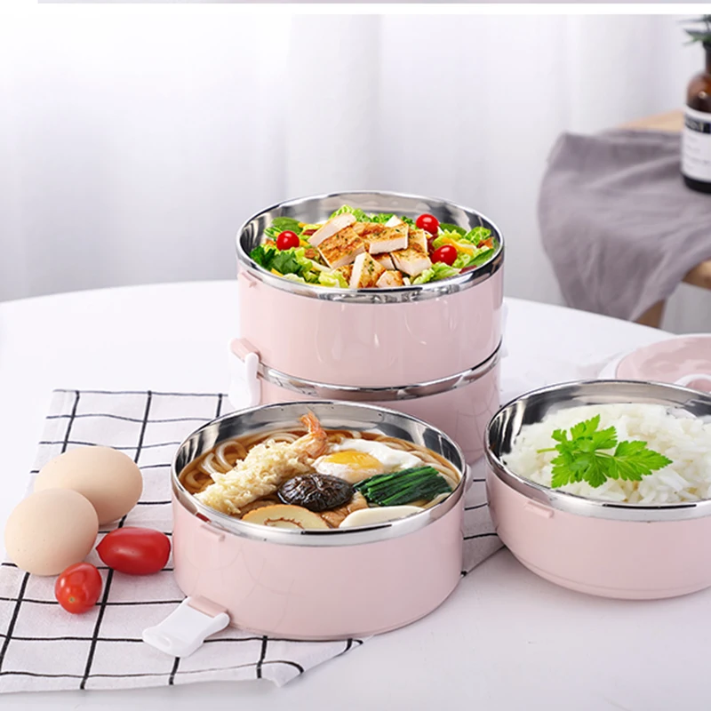 

Multi-Layer Stainless Steel Lunch Box Food Portable Thermal Lunchbox Picnic Office Kids Workers School Japanese Bento Food