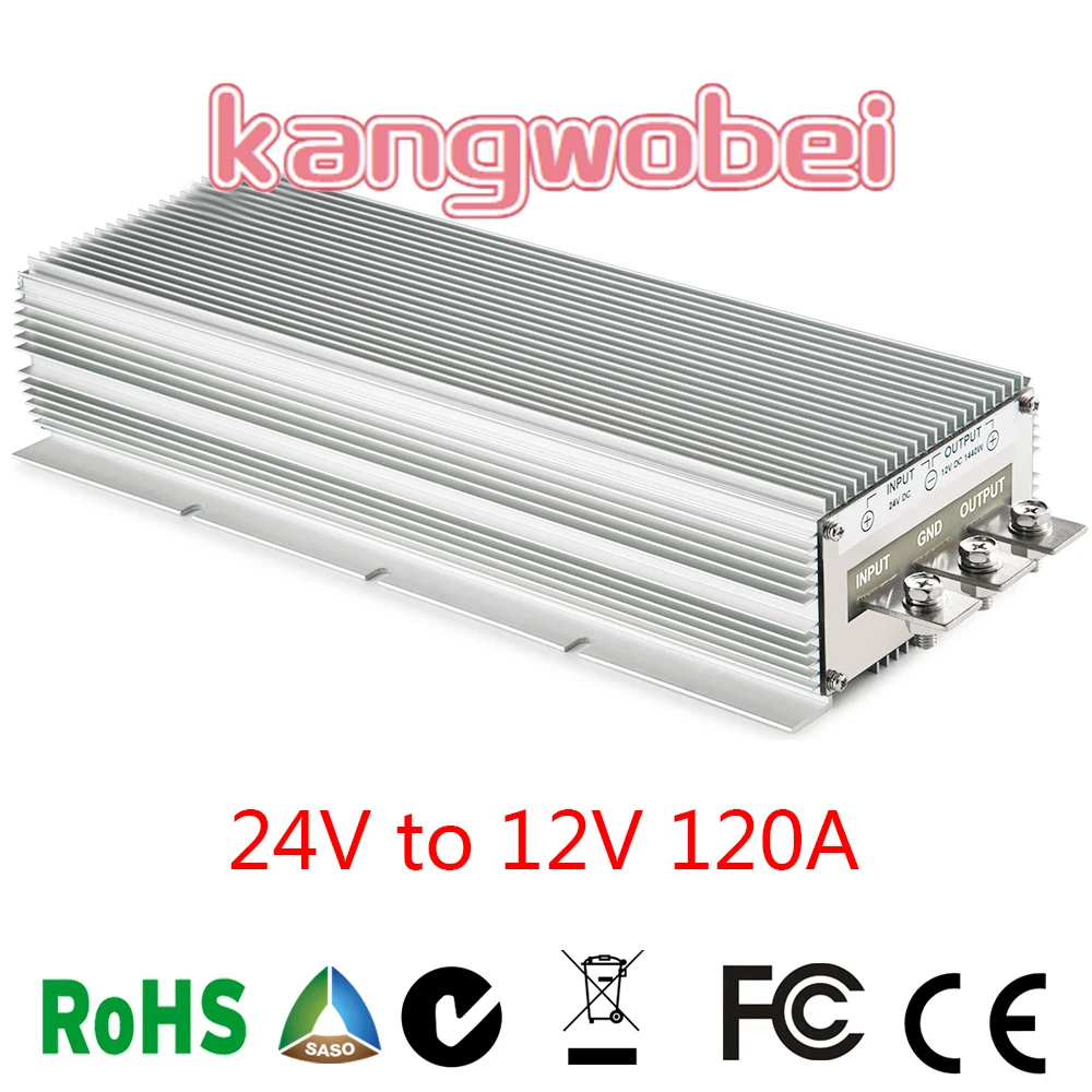 24V to 12V 120A DC DC Step Down Converter Reducer CE RoHS 24VDC TO 12VDC Car Solar Power Converter Voltage Regulator 
24V to 12V 120A DC DC Step Down Converter Reducer CE RoHS 24VDC TO 12VDC Car Solar Power Converter Voltage Regulator